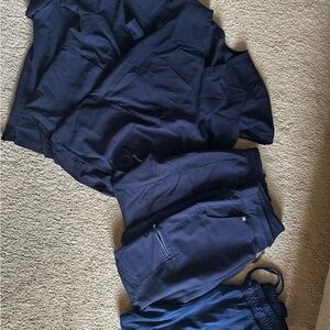 Navy Blue Scrub Set